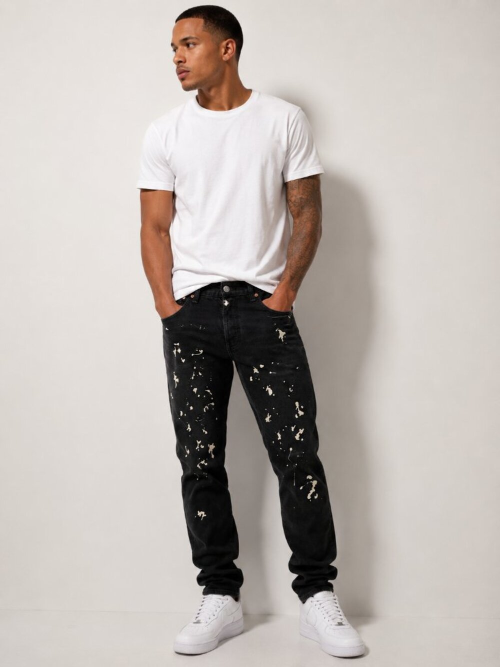 Levi's 511 Mens Slim Leg Jeans Black Size 34